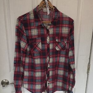Red and Blue Plaid Shirt